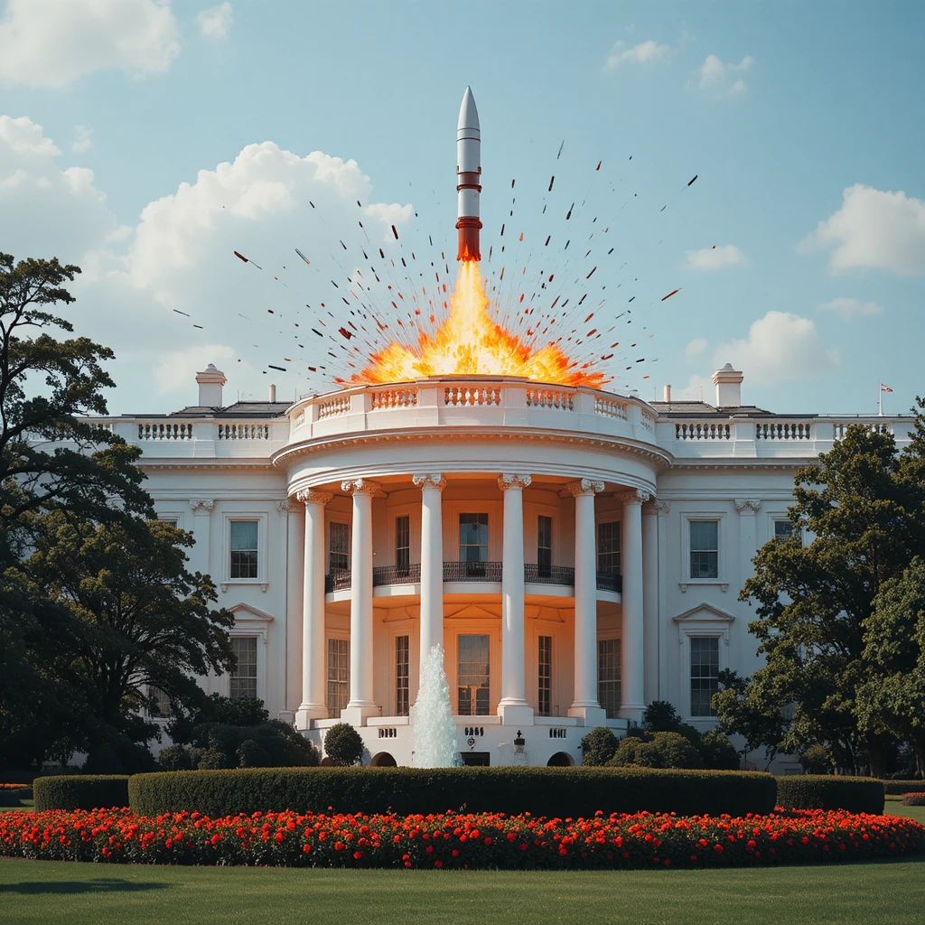 Ataque con misiles iraníes contra un edificio gubernamental en Washington