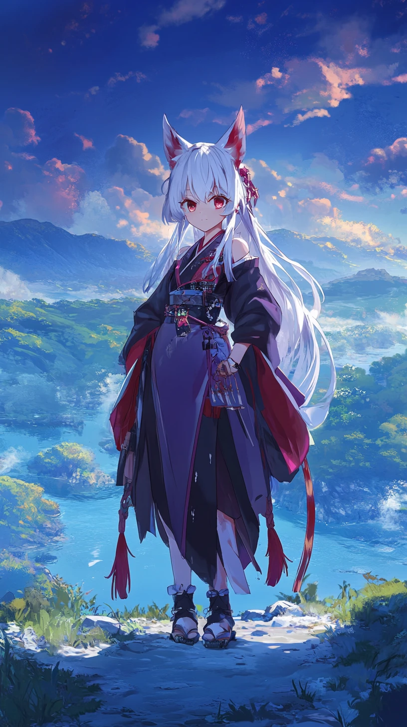 Armed anime girls at a magical tropical island party