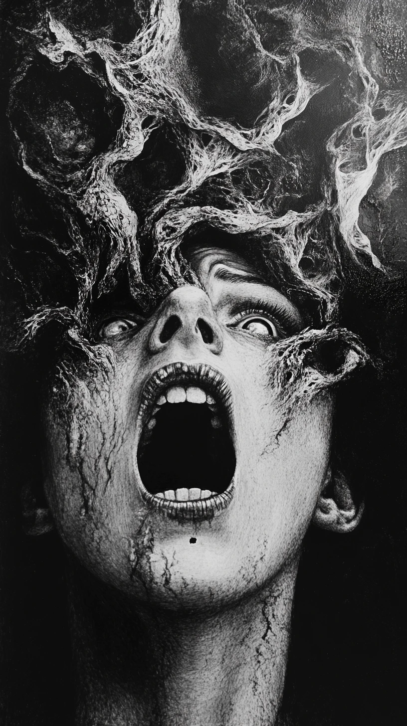 Woman at a tense parent teacher conference in a classroom