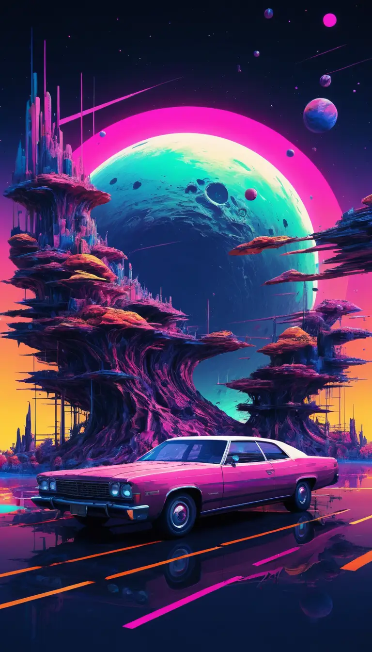 Illustration numérique conceptuelle sur le temps et les lendemains perdus