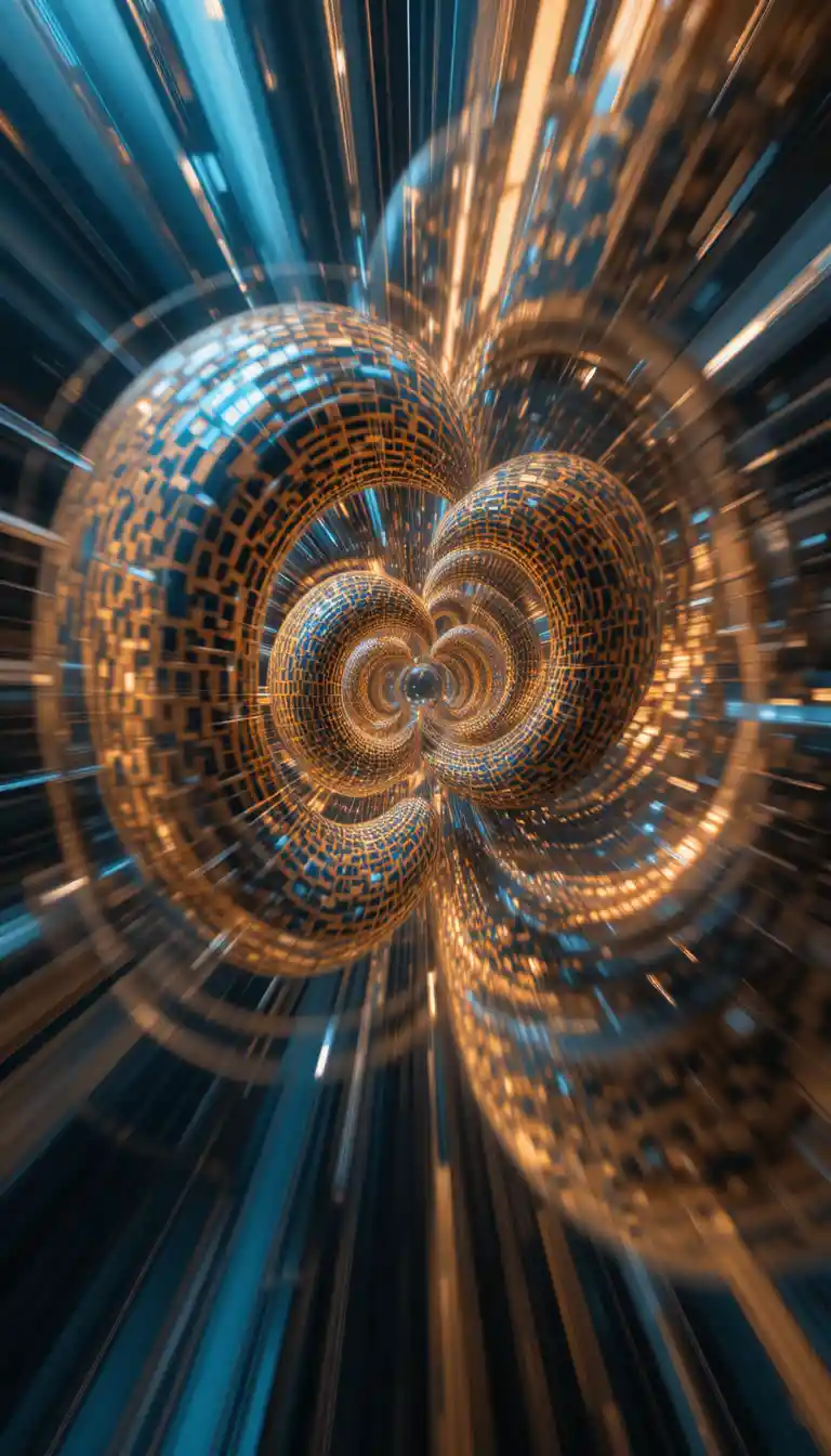 Three living branes folding as hyperbolic shapes in space