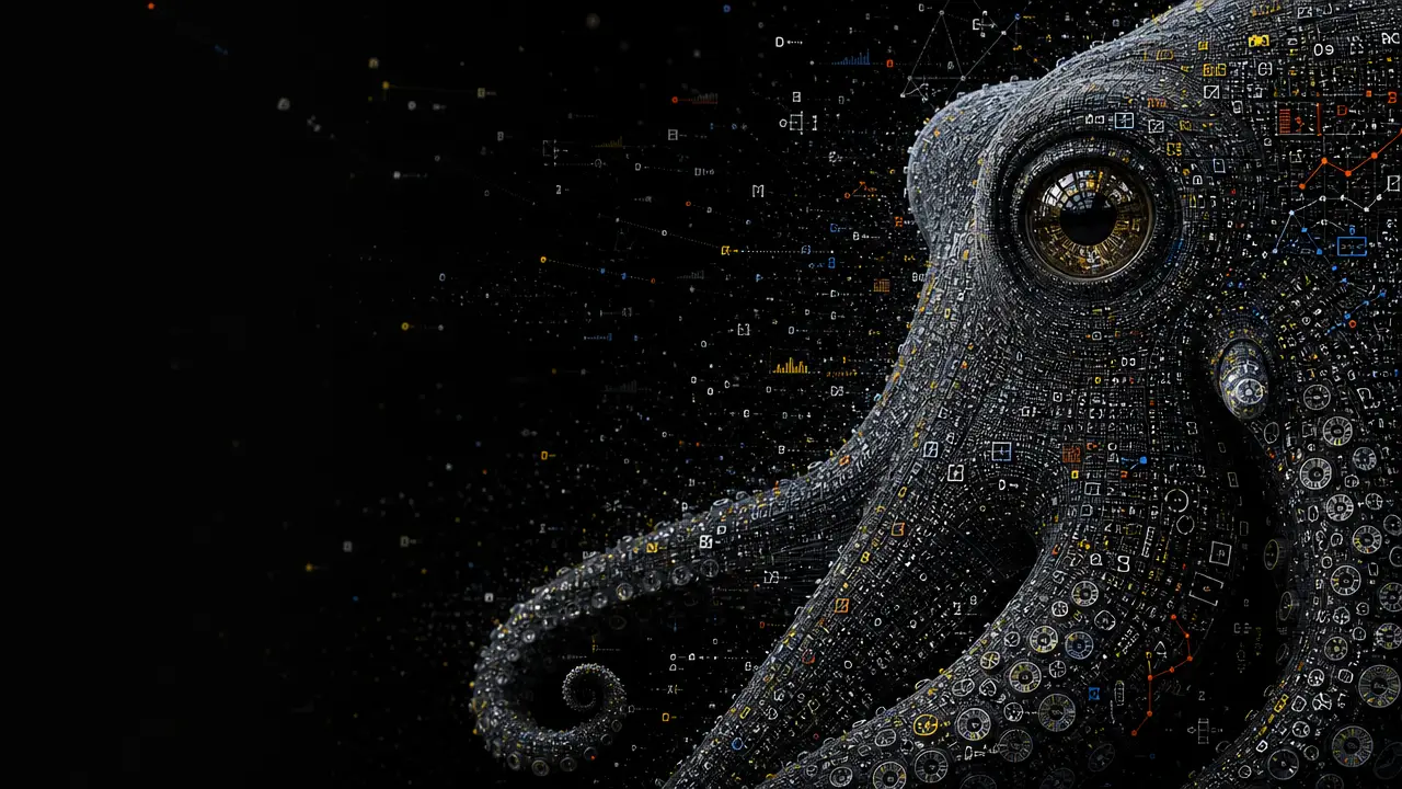 Retrato de polvo orientado por dados com espaço negativo dramático