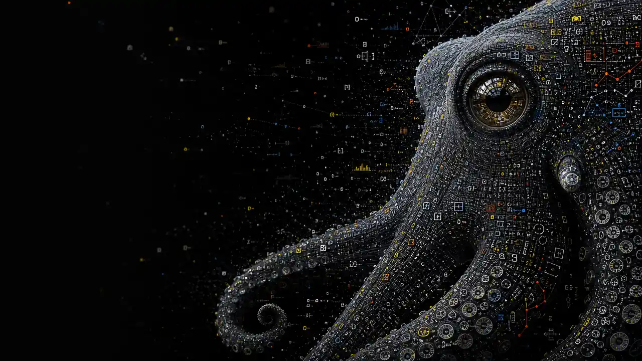 Retrato de polvo orientado por dados com espaço negativo dramático
