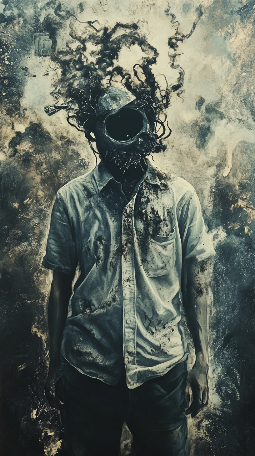 Confident man standing on a gritty urban street