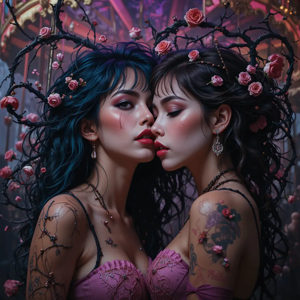 Donne surreali tra l’orrore e il desiderio di un carnevale distorto