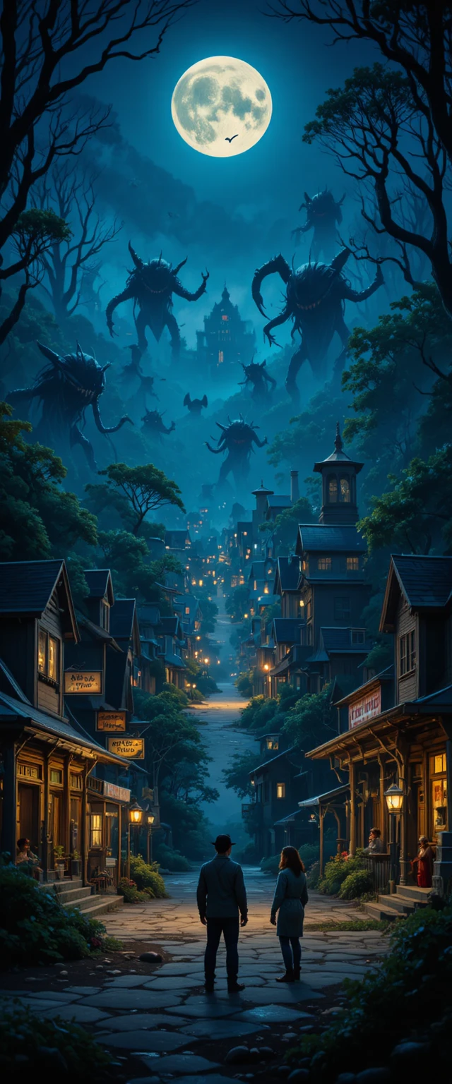 Pueblo de pesadilla al estilo Pixar en el Medio Oeste de EE. UU.