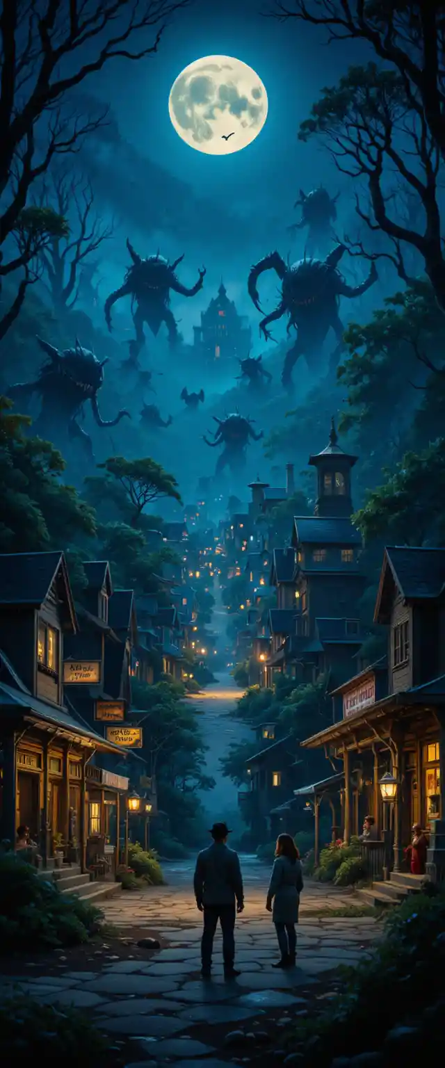 Pueblo de pesadilla al estilo Pixar en el Medio Oeste de EE. UU.