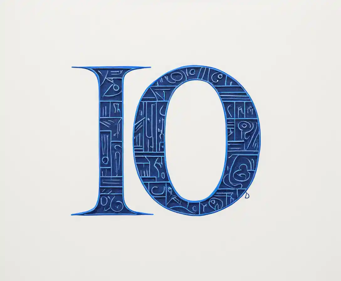 Hand drawn dog typography sketch with geometric slab letters