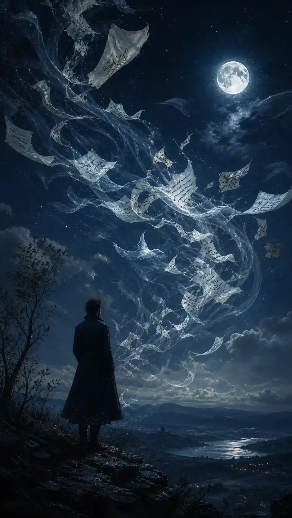 Freedom Of Thoughts Moving Like Passing Night Shadows