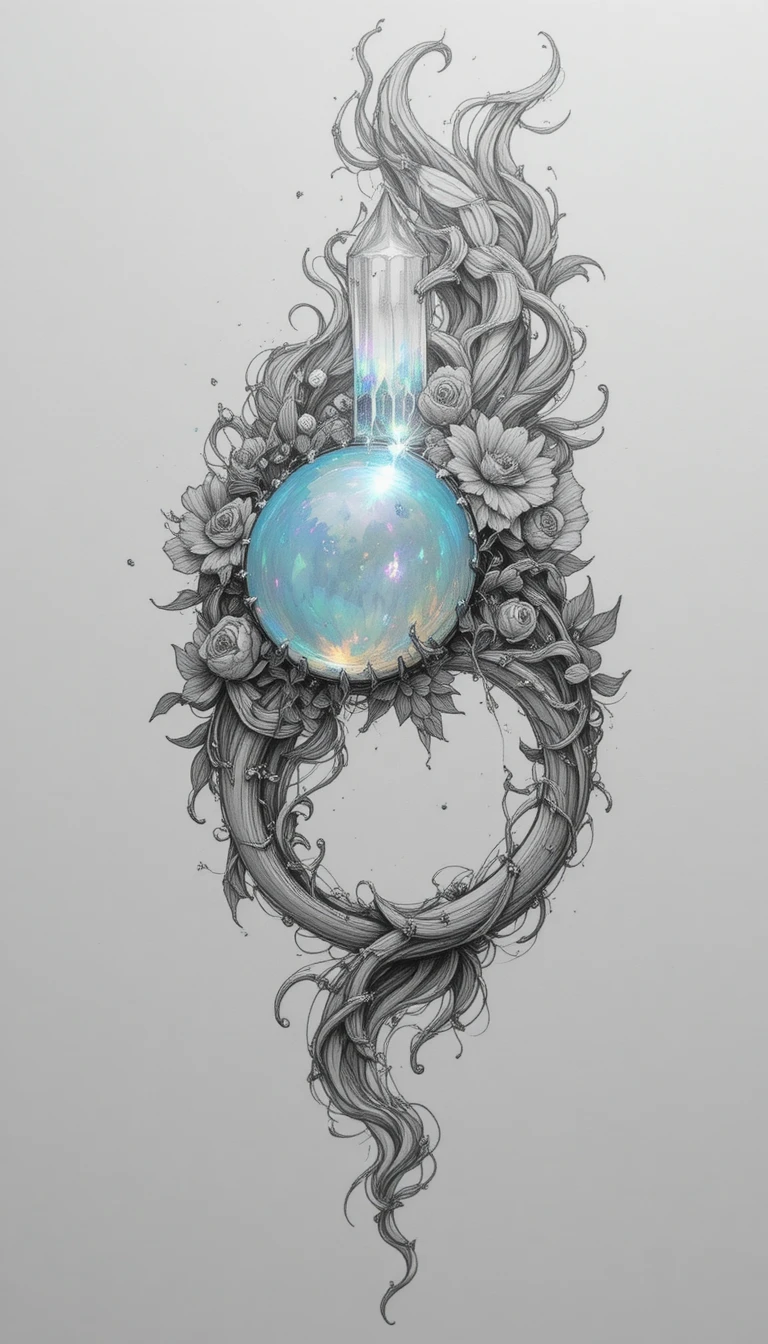 Anillo de ópalo como símbolo onírico de almas unidas