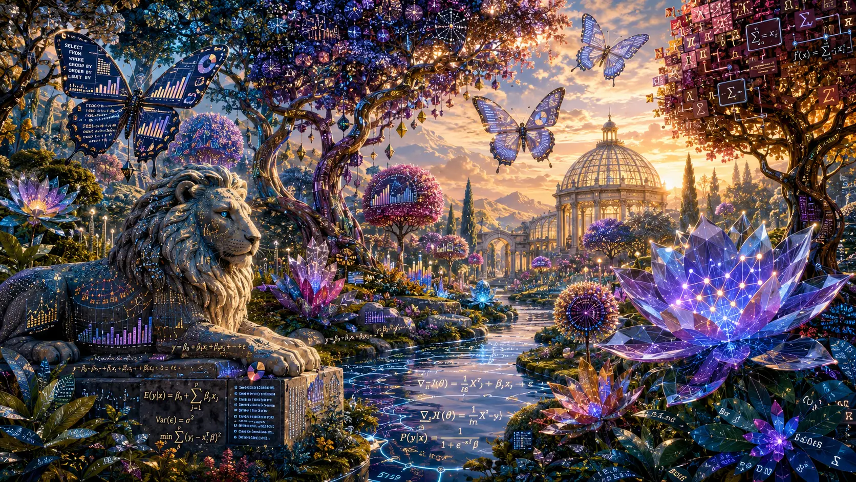 データドリブンな花々が咲き誇るシュールな植物園