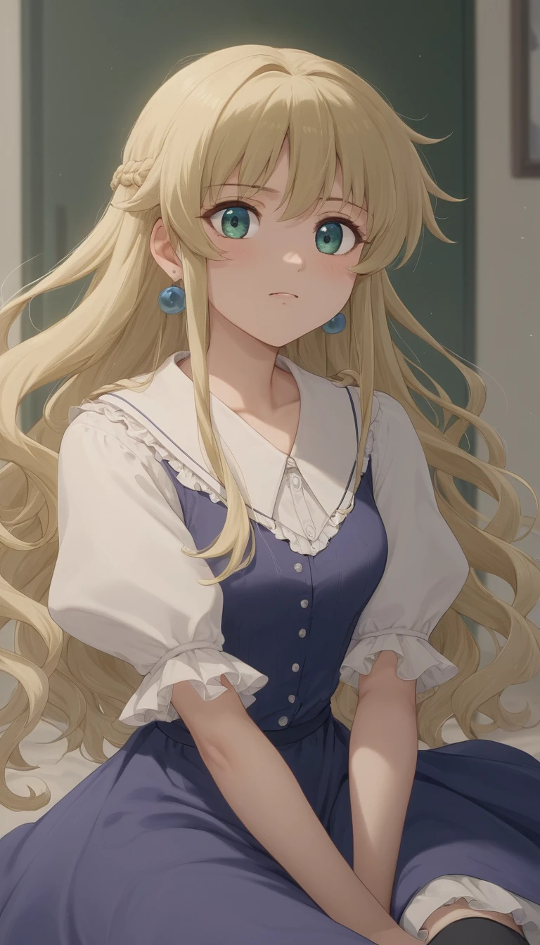 Stylish anime girl with a calm and mature presence