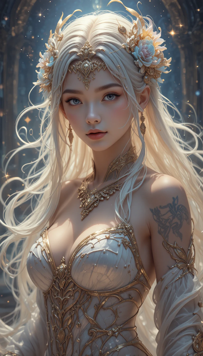 Young anime girl from a mystical pandawa lineage