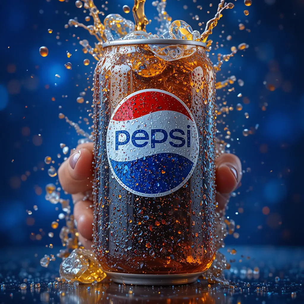 Refreshing soda drink with cool fizzy bubbles