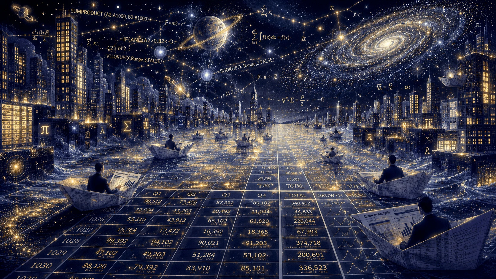 Surreal Spreadsheet Windows Form A Futuristic City In Space