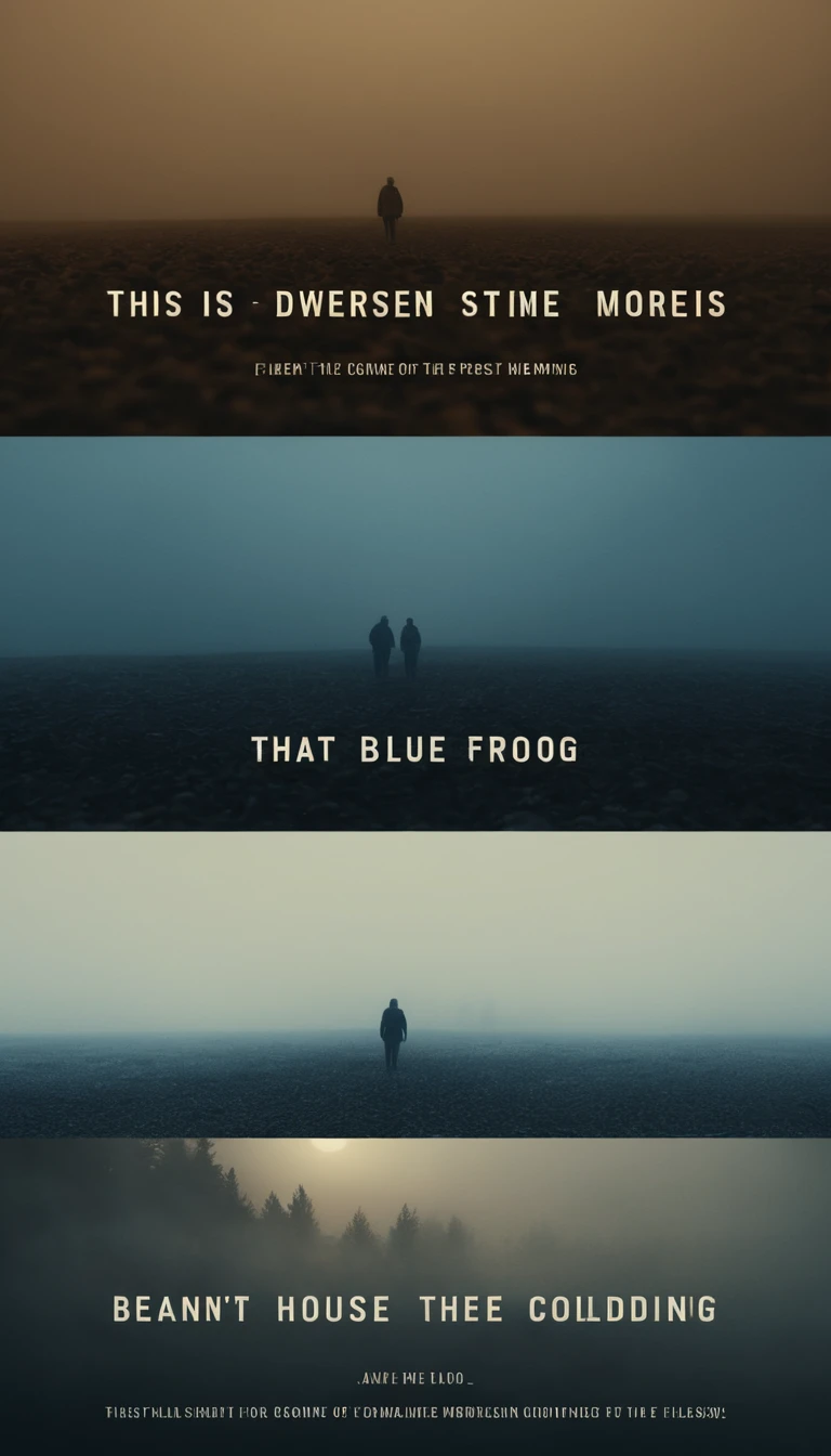 Close up cinematic scene contrasting present silence and memories