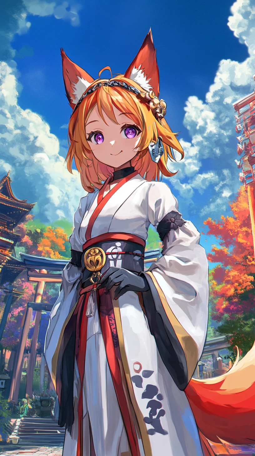 Joyful anime Halloween party with ghosts and candy
