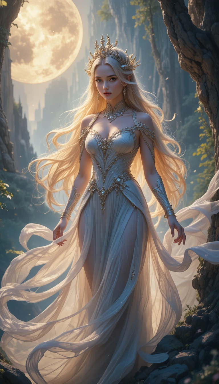 Anime portrait of a 43 year old belladonna mermaid woman