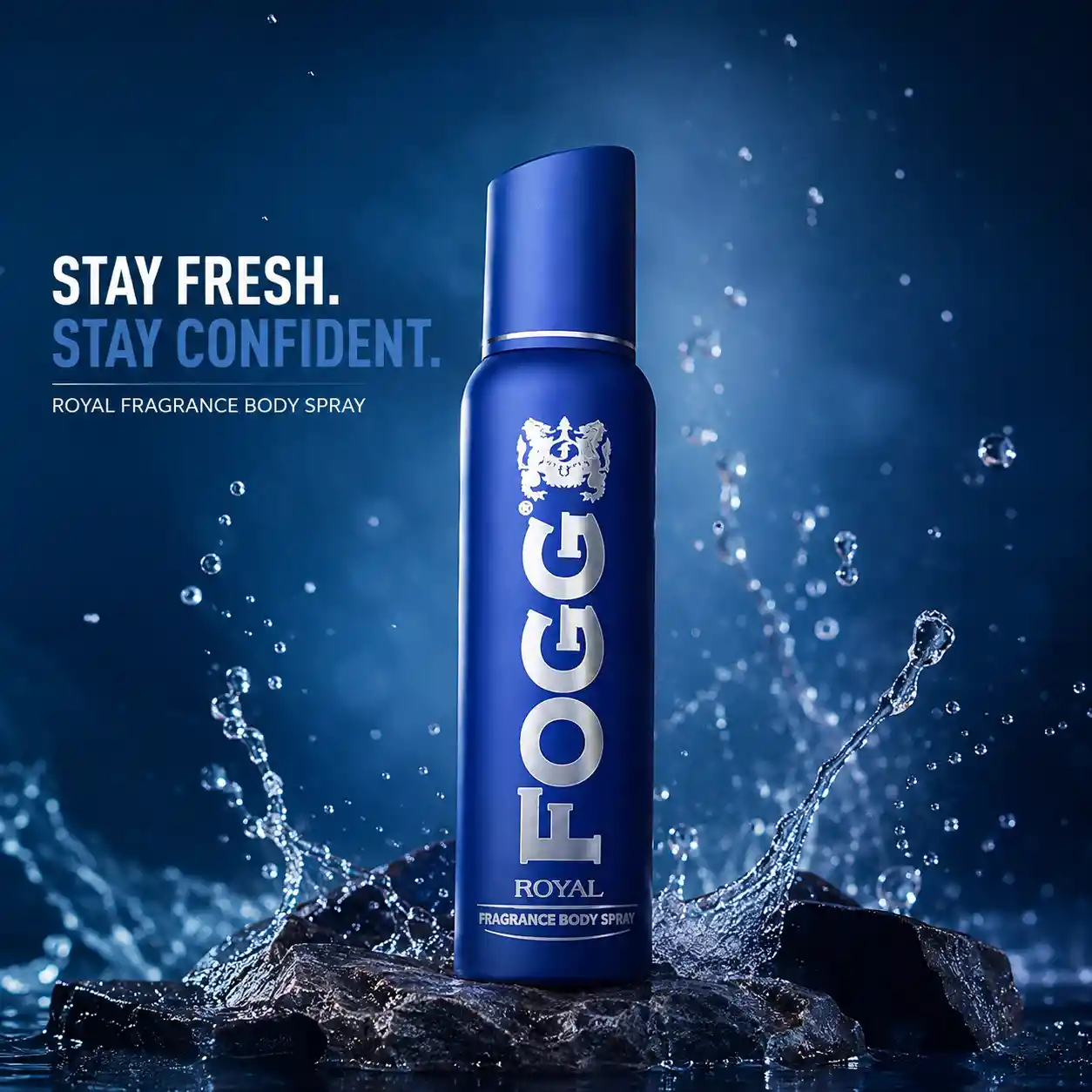Modern social media ad design with central product focus