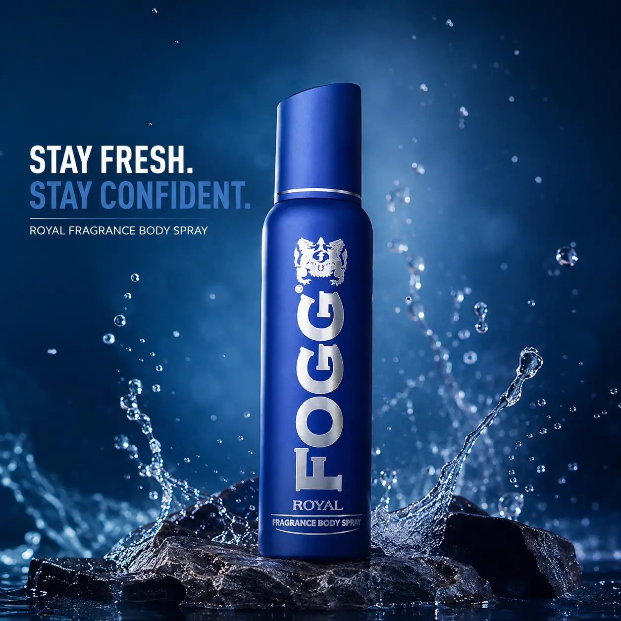 Modern social media ad design with central product focus