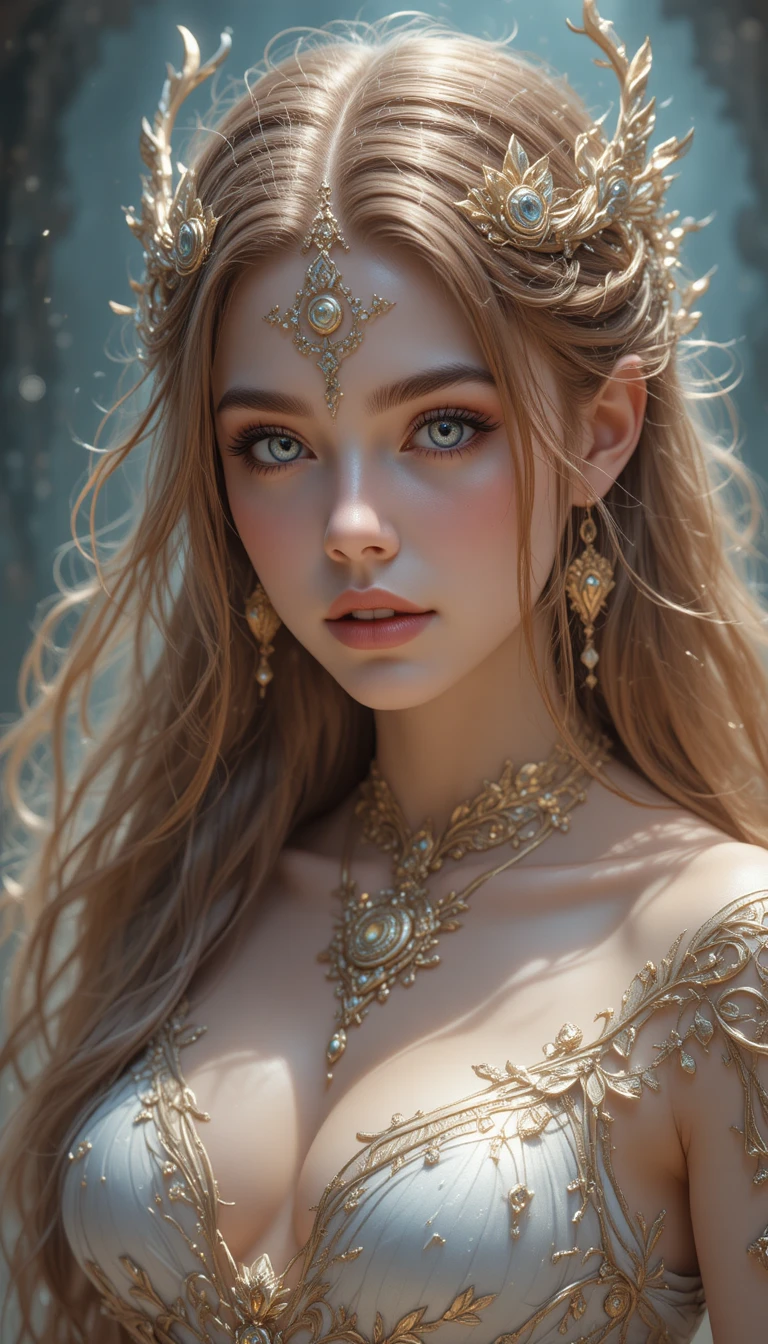 Femme sirène d’anime fantastique dans un monde magique
