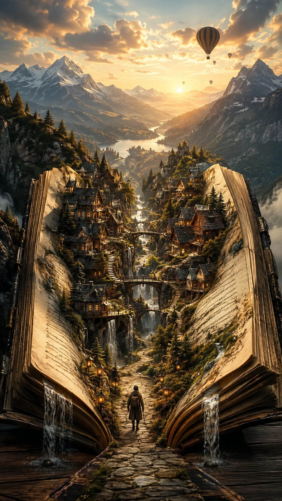 Antique Book Revealing A Hidden Mountain Village World