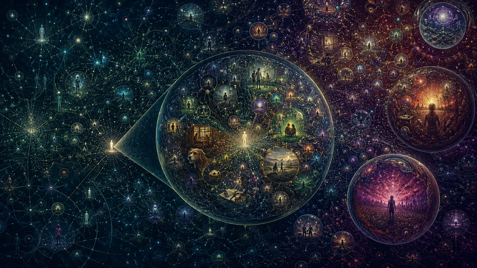 Surreal data universe as a luminous living cosmic organism