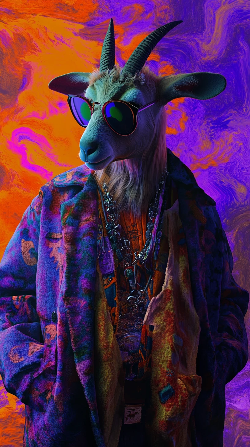 Goat Imagery Contrasted With Thoughts Of Mink Coats