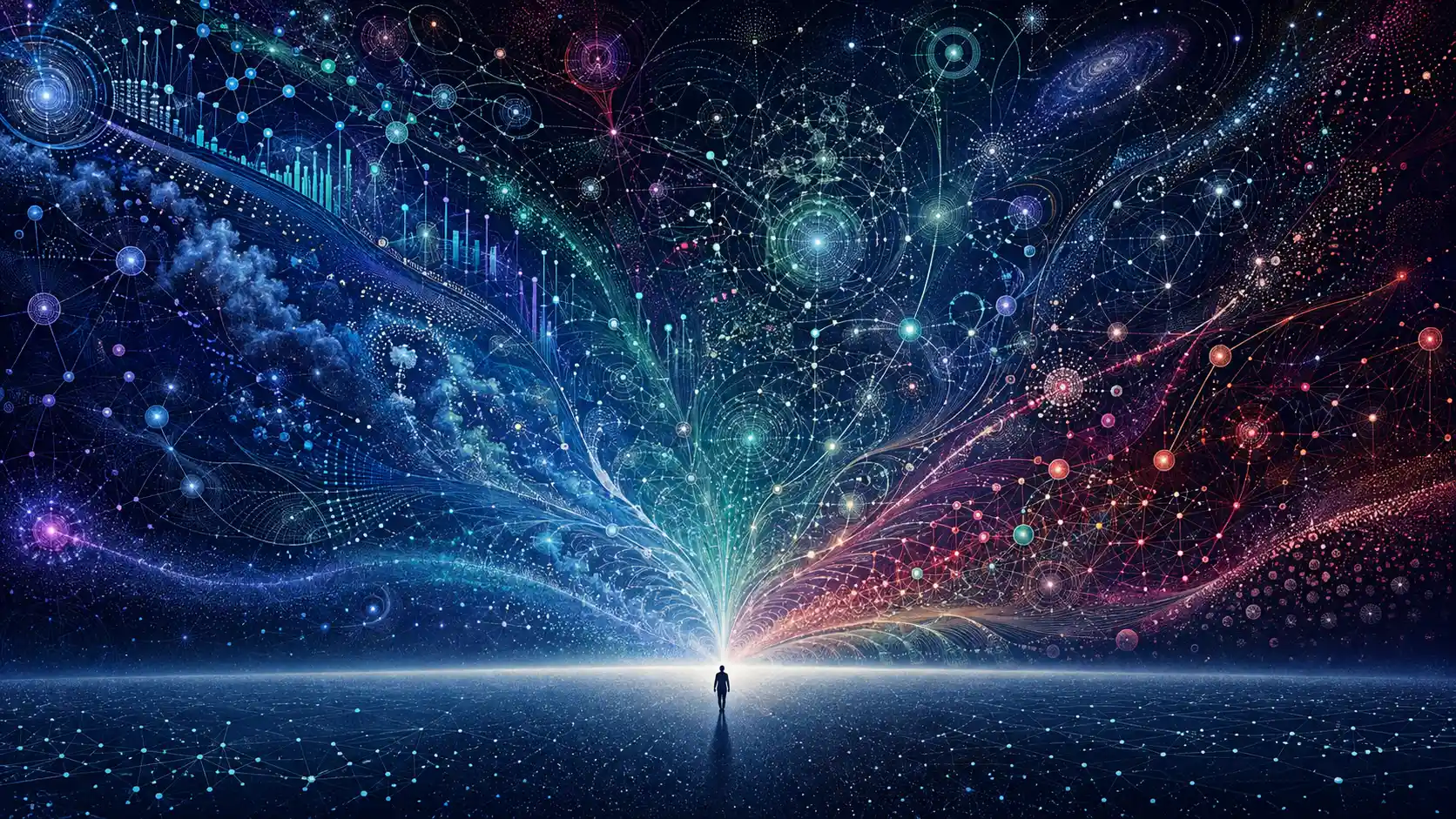 Tiny Human Reshaping A Vast Analytical Cosmic Universe