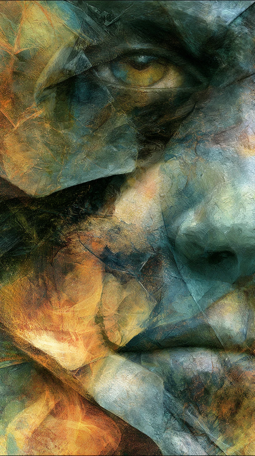 Tipografía espiritual abstracta sobre lecciones y bendiciones