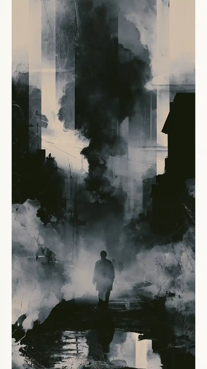 Grim reflection on cold streets and unbreakable street code