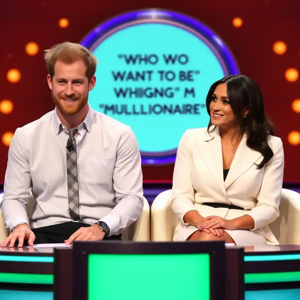 Former royal couple as contestants on a British tv quiz show