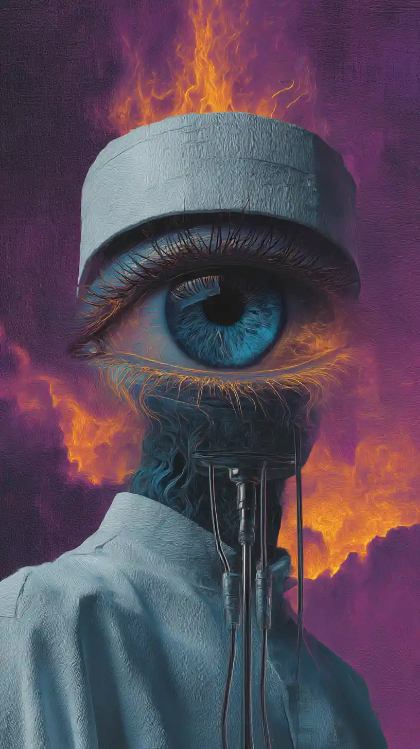 Aggressive lyrical text with threats and wordplay