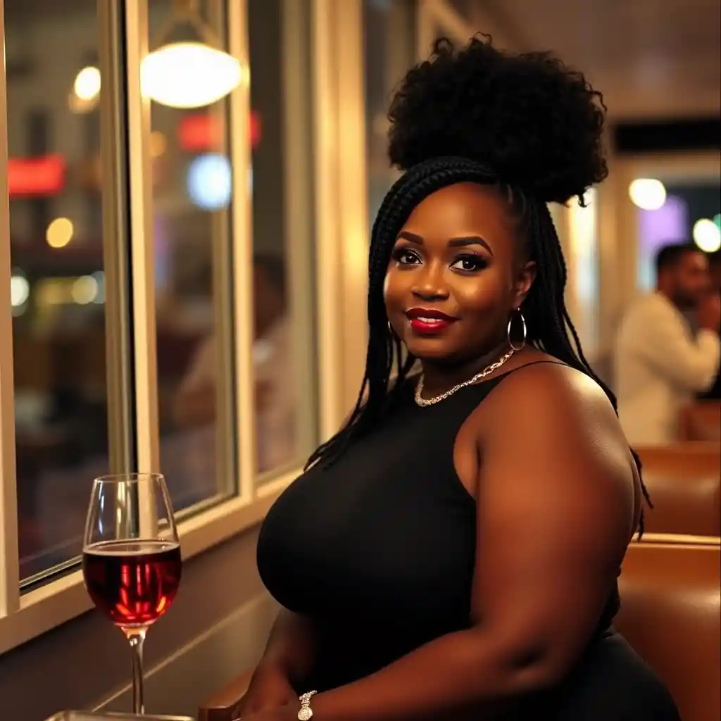 Rencontre à l’aveugle avec une belle femme noire