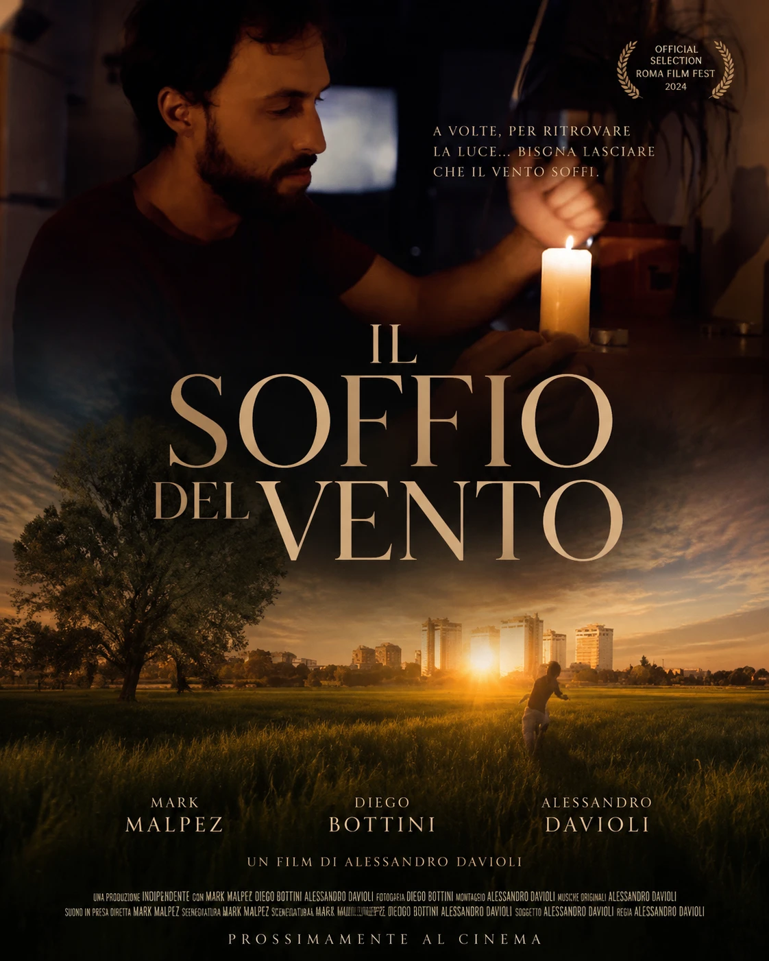 Poster design for the film The Breath of the Wind