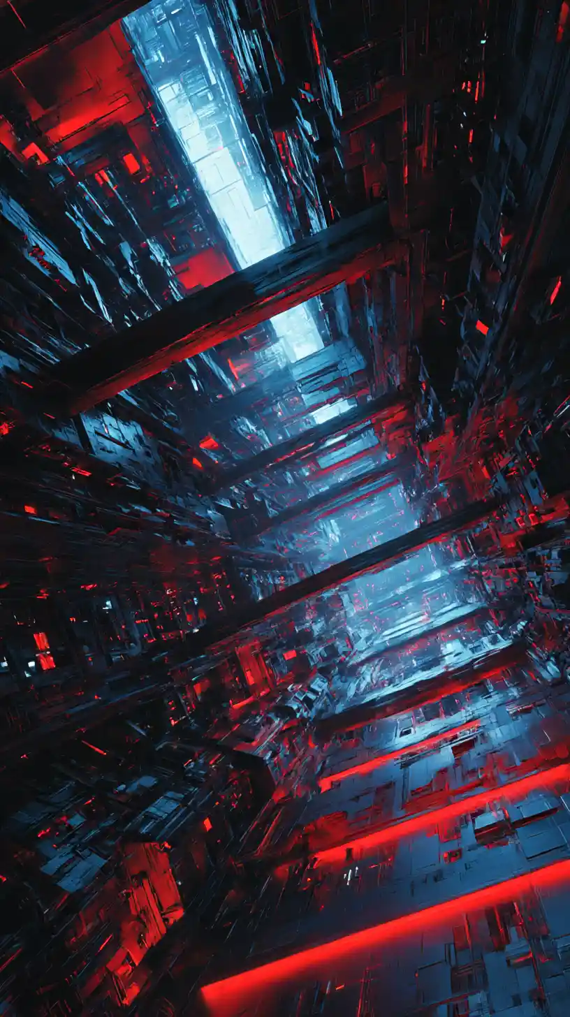Abstract vaporous transformation in an empty dissolving space