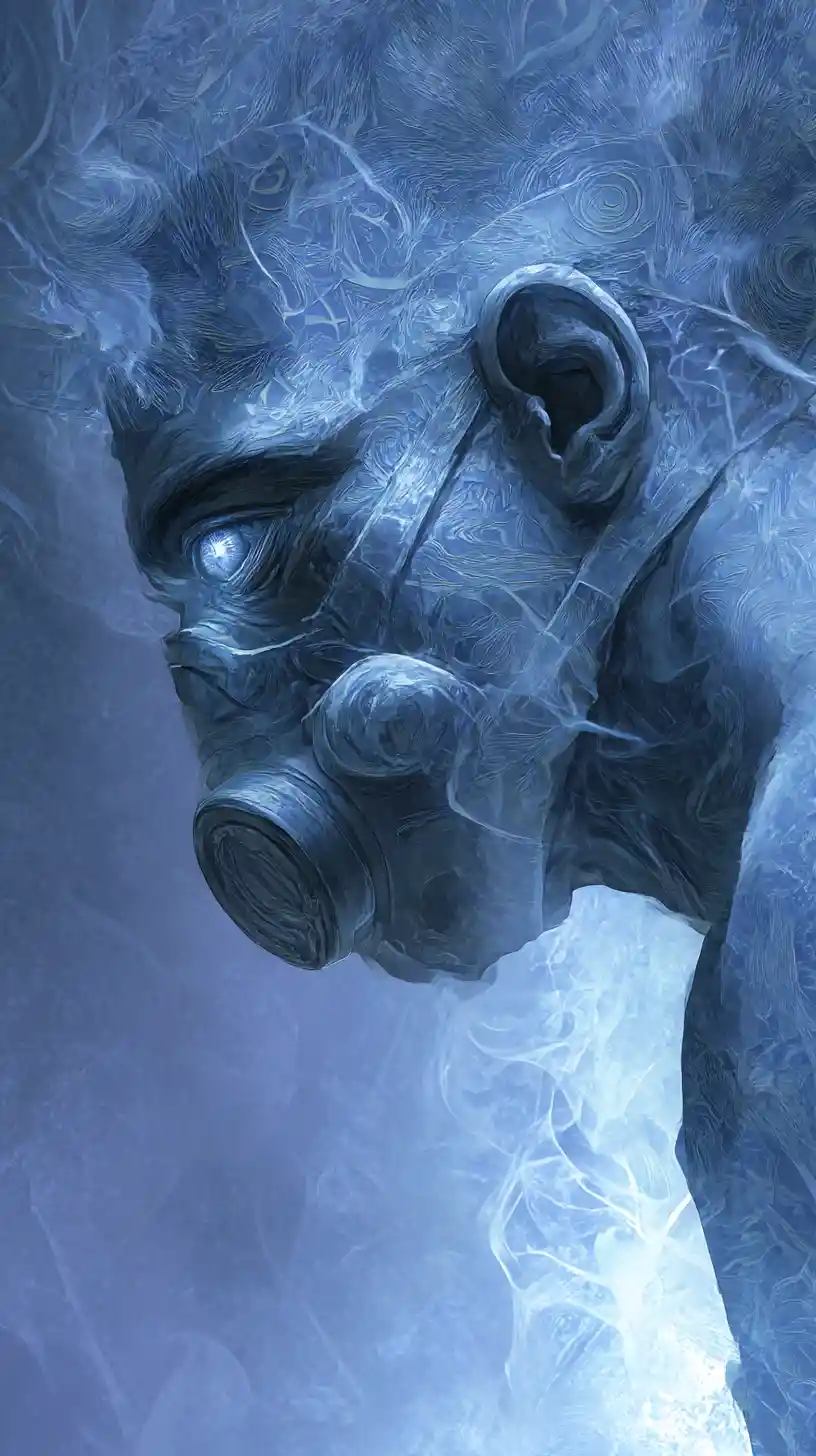 Surreal vision of poisoned air and systemic surveillance