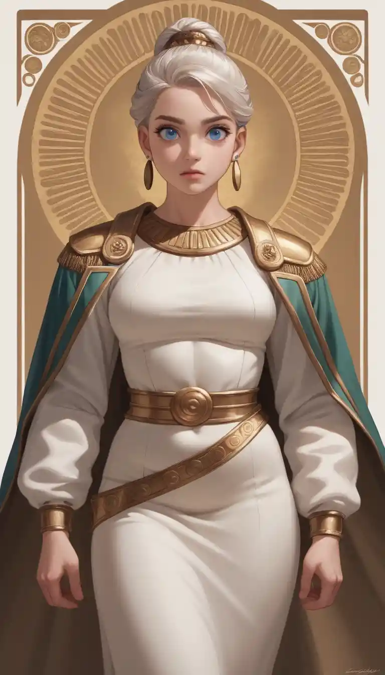 Verführerische Anime-Katzenmädchen-Heldin im detailreichen Fantasy-Outfit