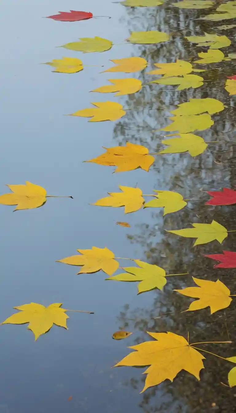 Serene close up scene in a soft minimalist style
