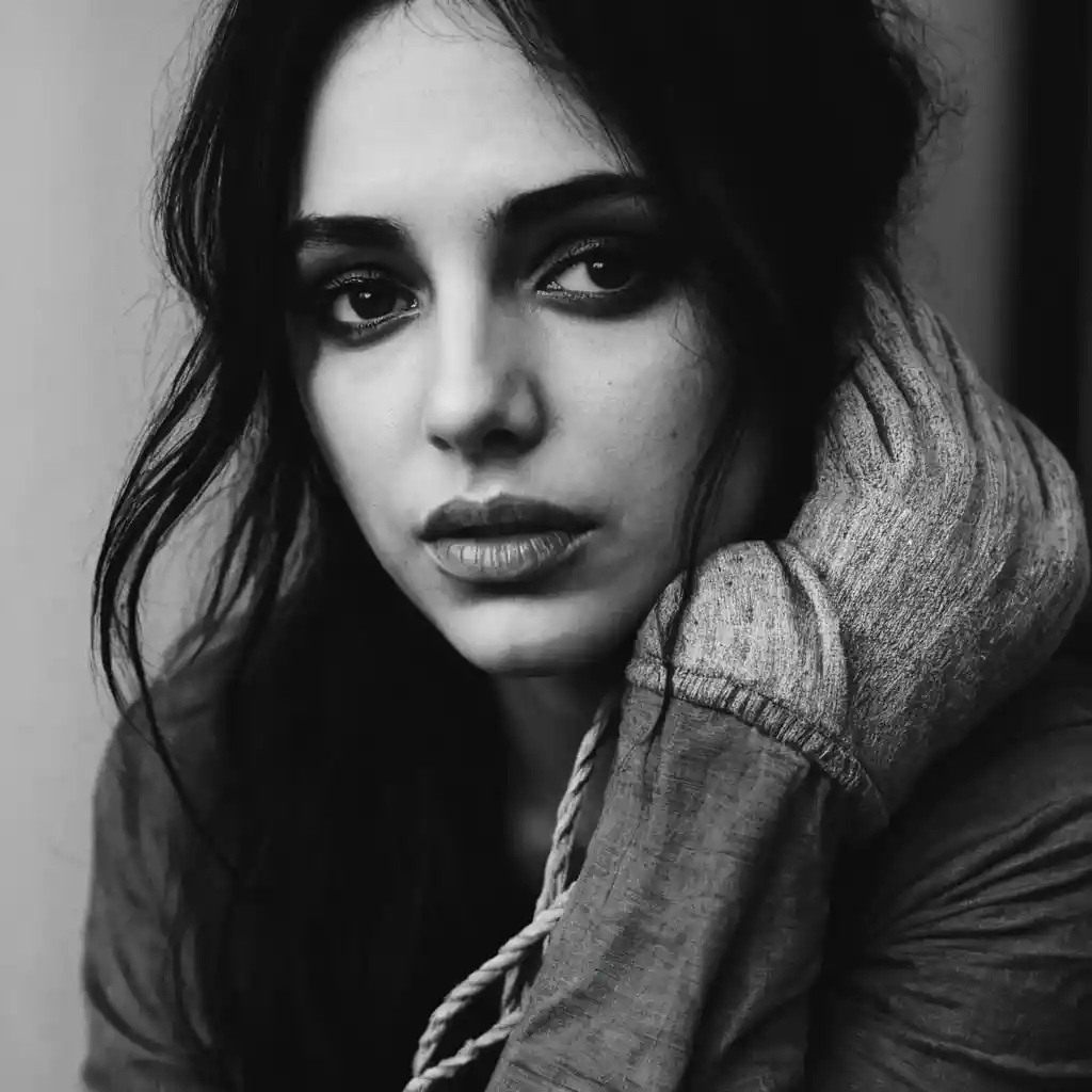 Lonely tears on a pillow in the quiet night
