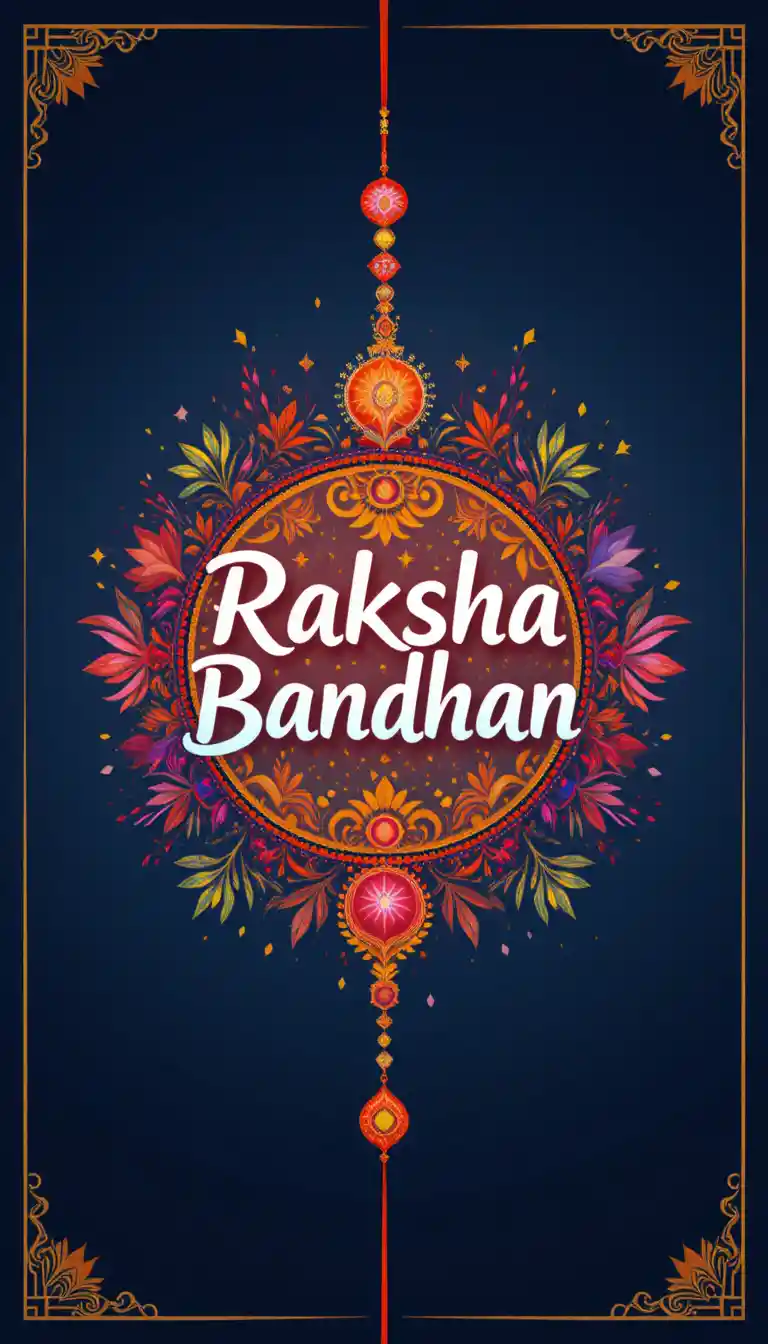 Colorful raksha bandhan festival greeting card vector illustration