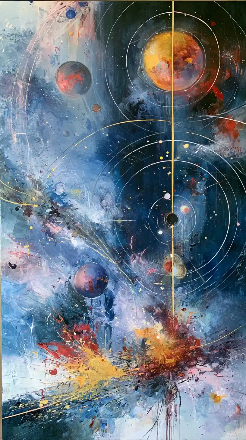 Silent cosmos gently speaking through the vast universe