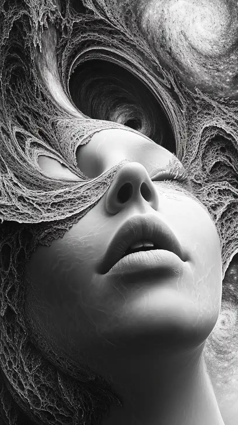 Cosmic words reflecting on distance and divinity