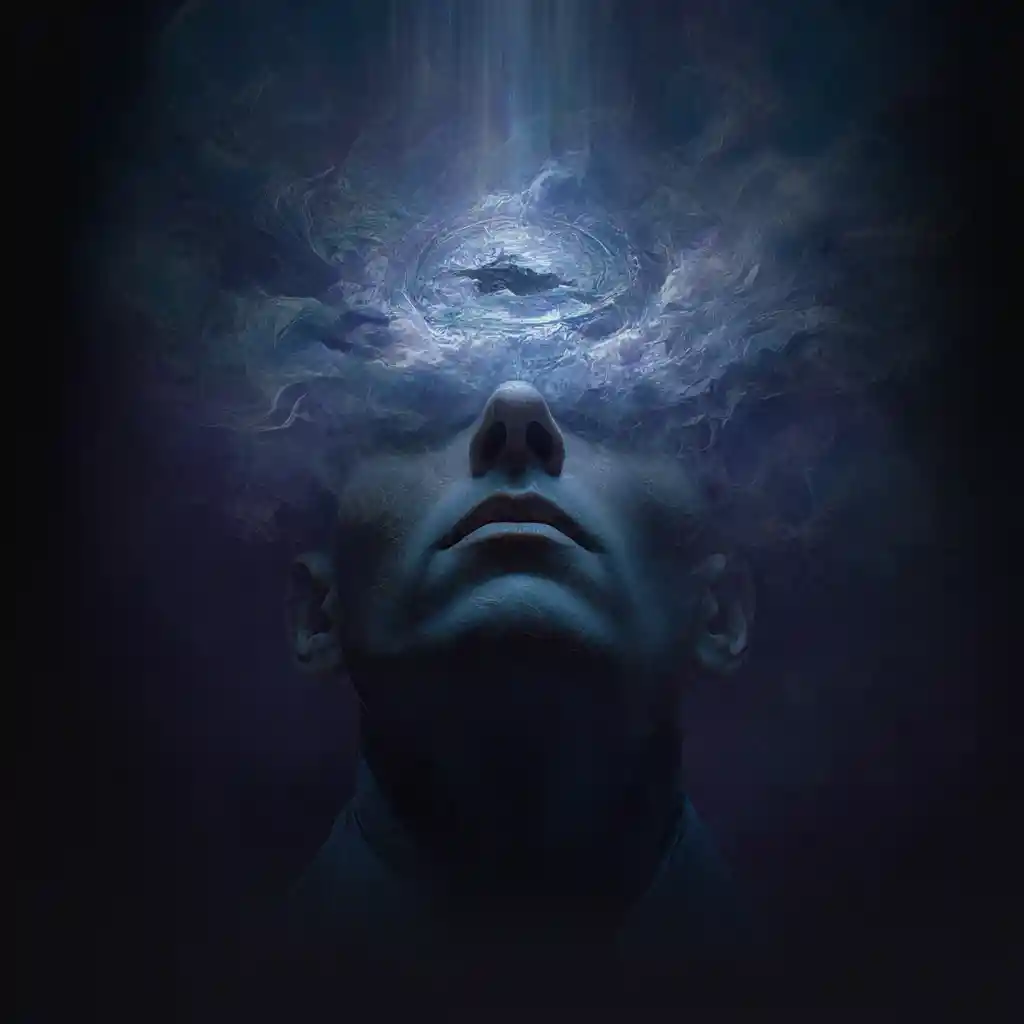 Mind sinking into darkness as something else takes control