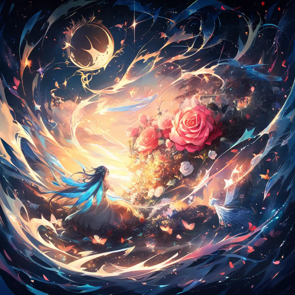 Solitária rosa rossa in un antico cimitero ghiacciato