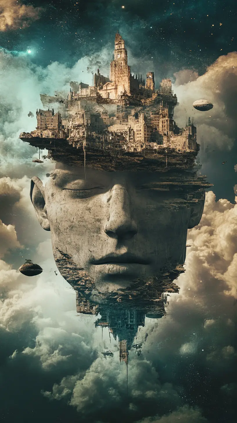 獨自探索者伸手觸及浩瀚宇宙