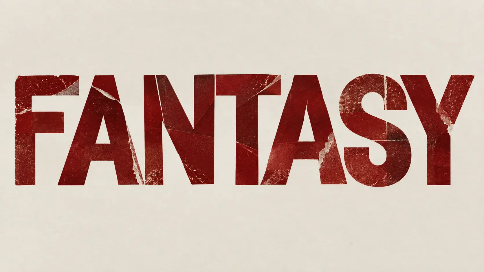 Palabra Fantasy en tipografía mayúscula en negrita sobre fondo neutro