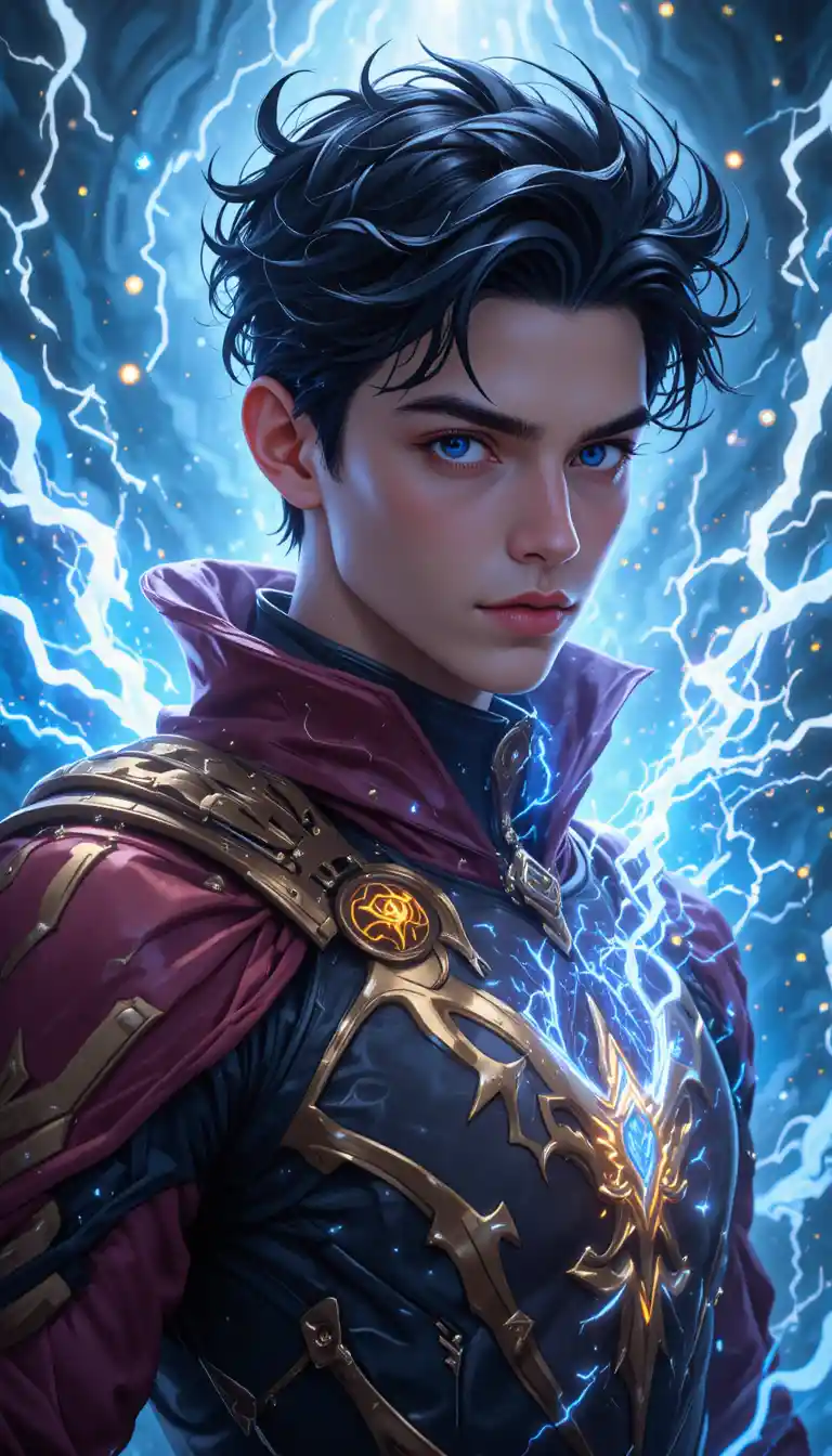 Young anime man from a mystical eliatrope world