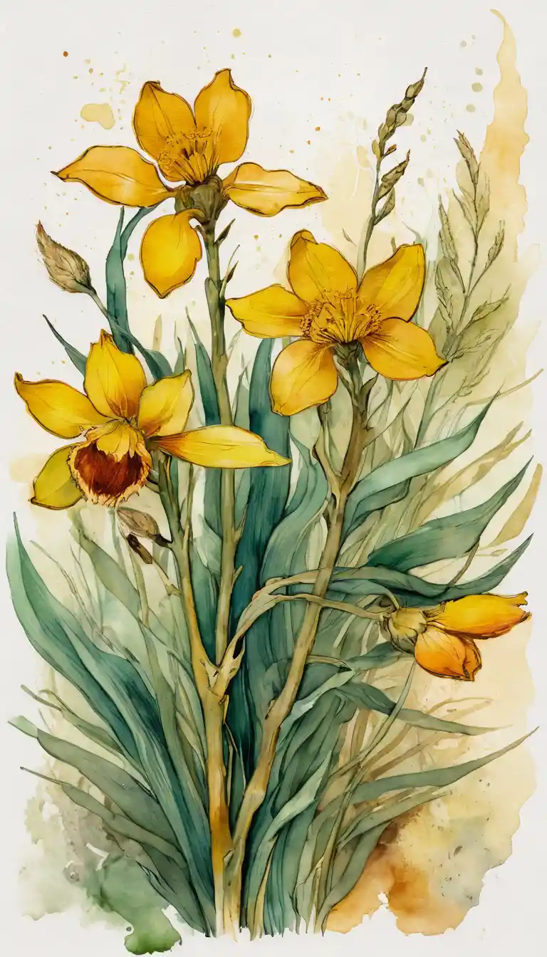 Étude scientifique en aquarelle de citrouilles entières et coupées en deux