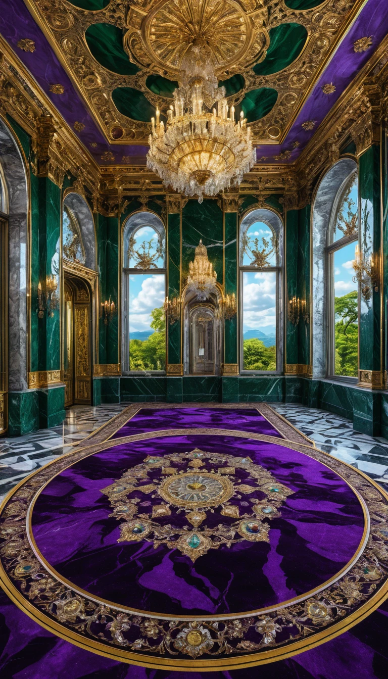 Gold and silver jewelry on a luxurious marble interior